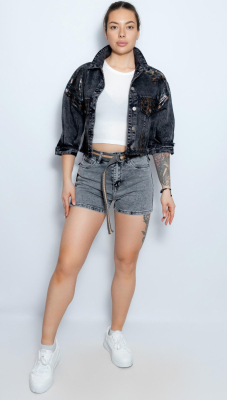 jeans 9265 шорты джинсовые женские