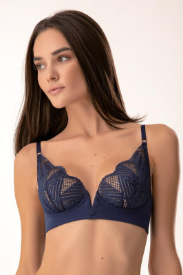 Jasmine 1443/85 Edel Бюстгальтер мягкая чашка (75C Blue)
