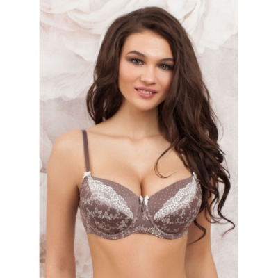 coquette revue 85055 cappuccino бюстгальтер полупоролоновая чашка