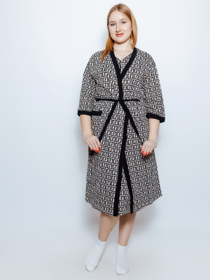 milana x-7437 комплект сорочка, халат женский