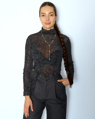 mila miss 8119 водолазка женская сетка