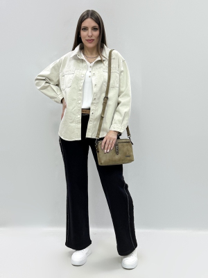 zhz 1509 рубашка женская джинсовая