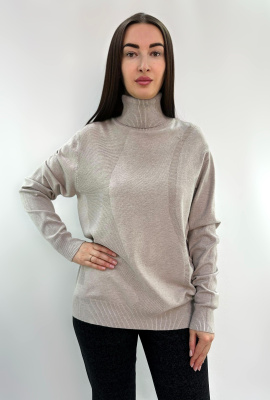 Qianzhidu 909010 Водолазка женская (One size бежевый)