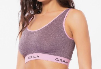 giulia top classic melange топ из микрофибры