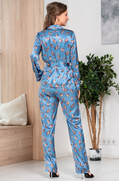mia-mia 7016 kitty пижама жакет, брюки женская