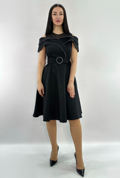 PanasLine 12066 Платье женское (36 черный)
