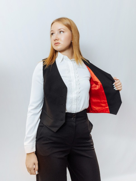fatya 124 жилет мини женский