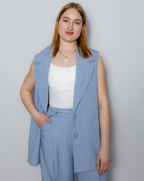 bay aura 1329 костюм женский жилет, брюки