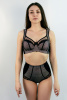 Orhideja 195-187 Бюстгальтер мягкая чашка без костей (85C Black/piony-912)