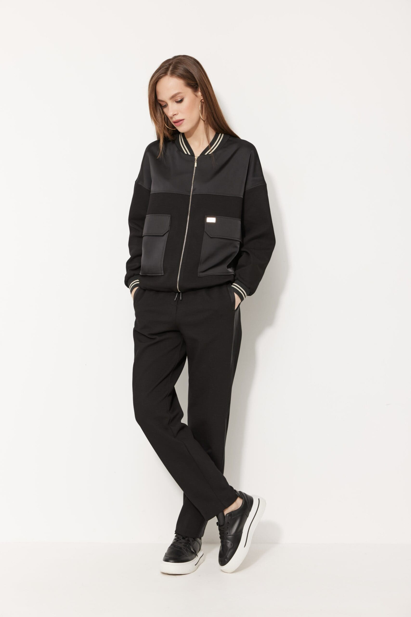 davydov 6382.1 костюм женский бомбер, брюки