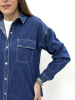 zhz 9082 рубашка женская джинсовая