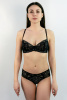 Orhideja 289-224 Трусы бразилиана женские (42 Black/piony-912 1)