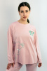 Qiangliyuan 3812 Пижама женская (onе size розовый)