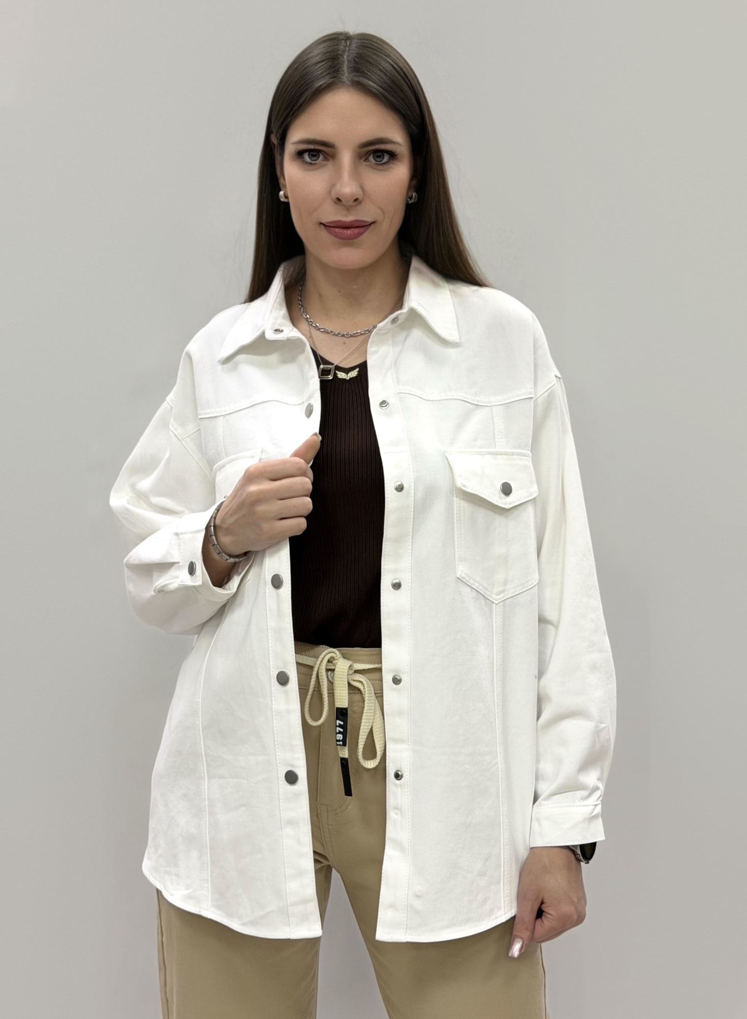 zhz f765 рубашка женская джинсовая