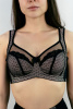 Orhideja 195-187 Бюстгальтер мягкая чашка без костей (85C Black/piony-912)