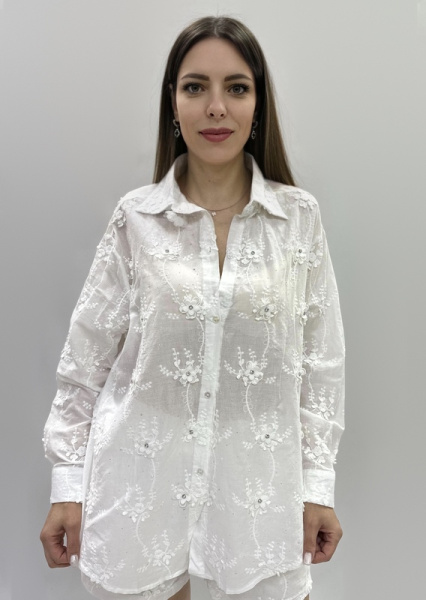 pomegranate 88107 костюм женский рубашка, шорты