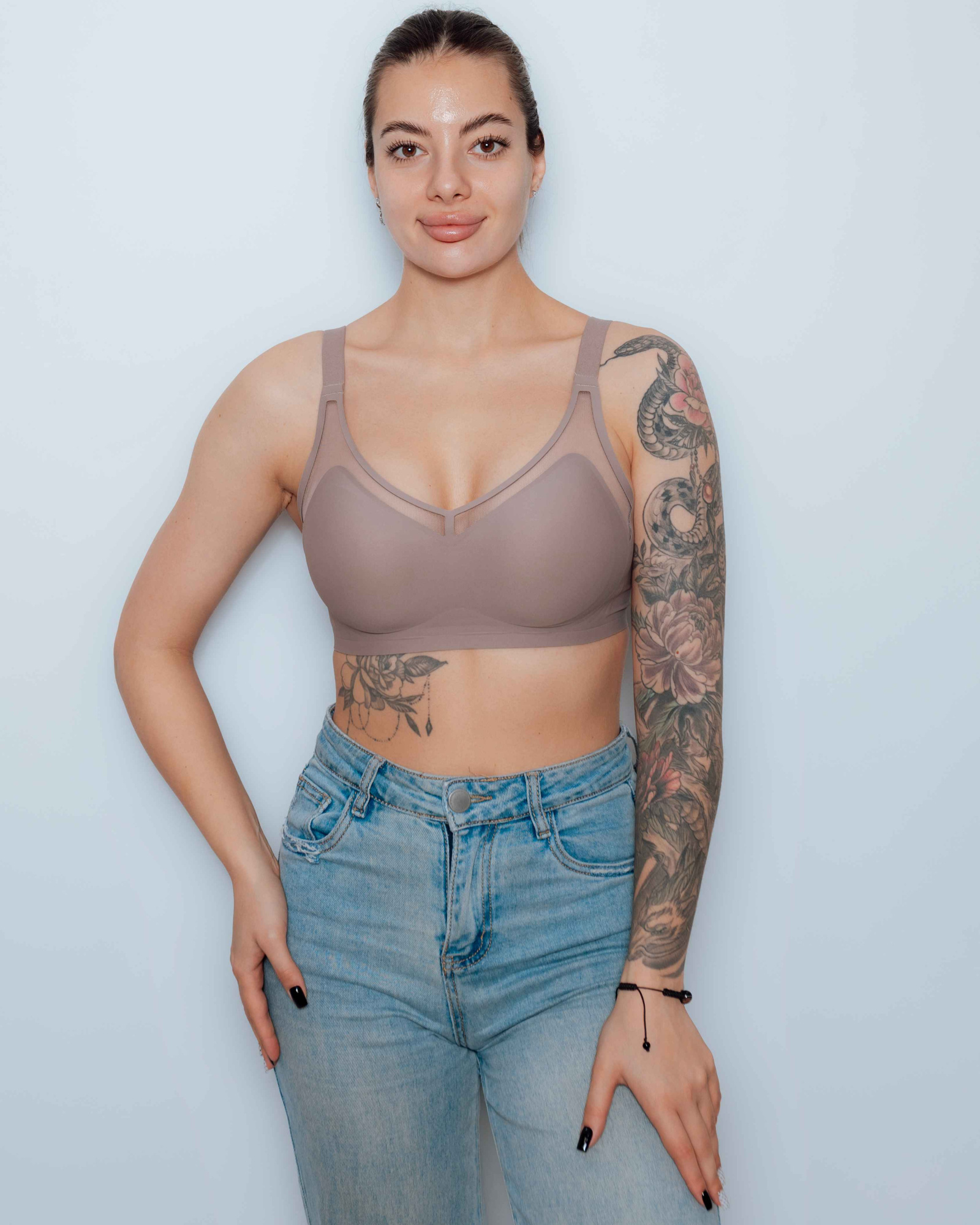 annj 60333 бюстгальтер топ бесшовный