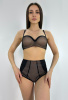 Orhideja 659-000 Трусы слипы высокие женские (40 Black nude-928)