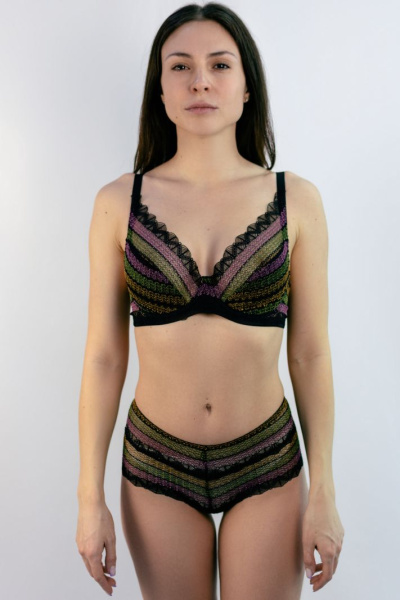 Nikol Djumon 313.16 Rainbow Бюстгальтер (75C Black-0170)