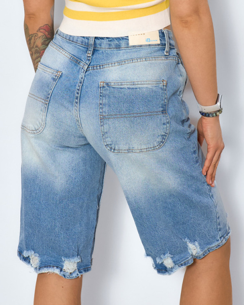 i8denim 52088 шорты джинсовые женские