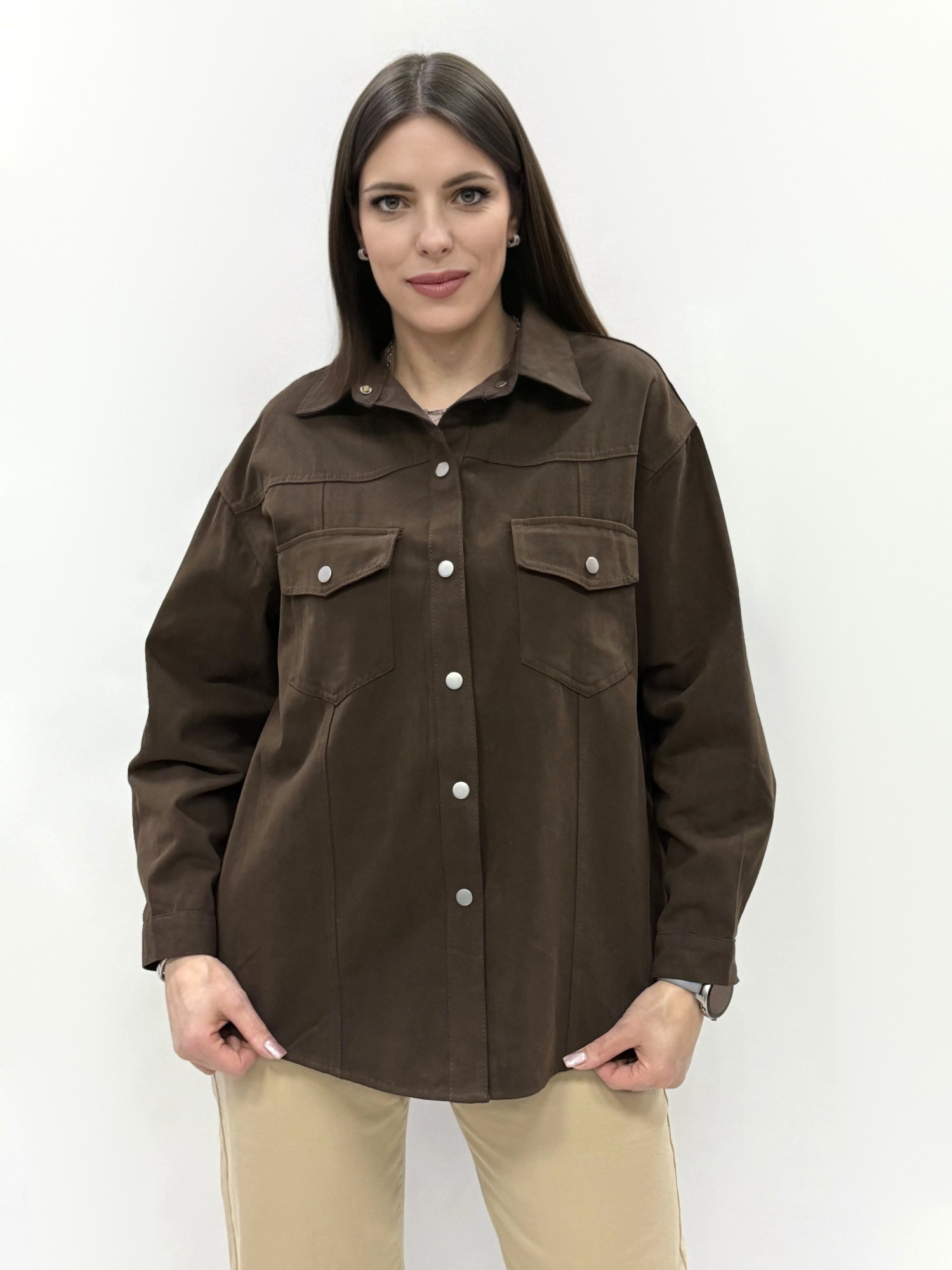 zhz f765 рубашка женская джинсовая