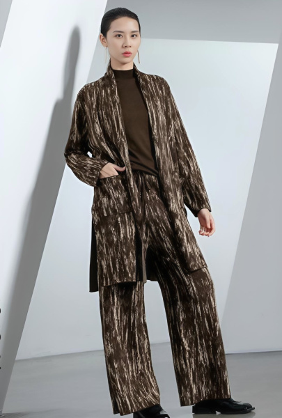 qi qi 23825 костюм кардиган, брюки женский