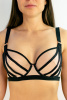 coquette revue 81126 topless бюстгальтер мягкая чашка на каркасах