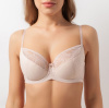Coquette Revue 85075 Celine Бюстгальтер полупоролоновая чашка (75F серебристый пион)