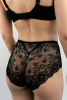 Orhideja 646-438 Трусы слипы высокие женские (46 Blackpiony-912)