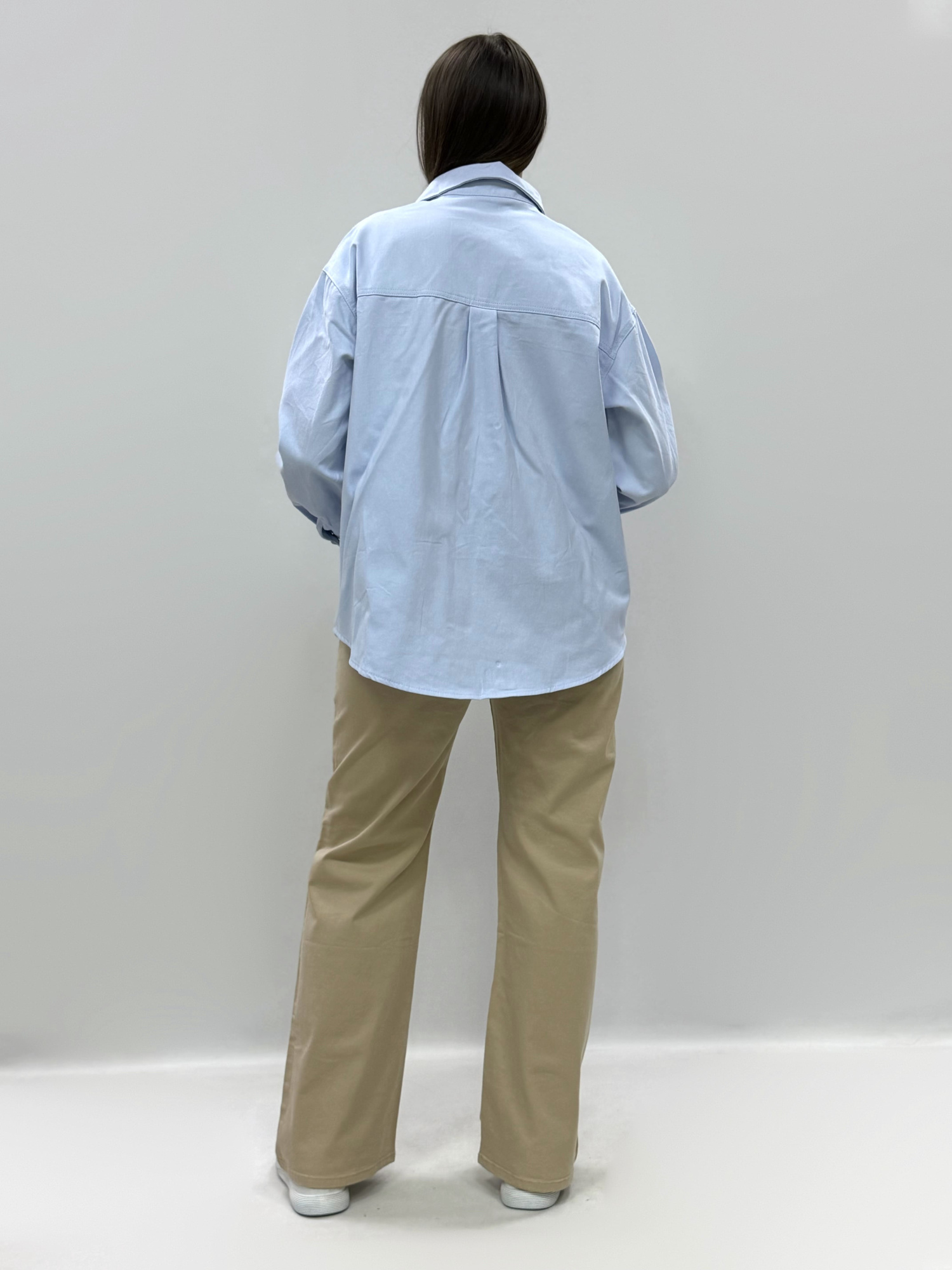 zhz f765 рубашка женская джинсовая