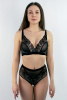 Nikol Djumon 174.01B Velvet Flora Бюстгальтер (75C Black-0170)