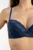 Amelie 1010 Nina Бюстгальтер балконет (70B синий)