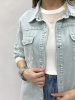 zhz 1377 рубашка женская джинсовая