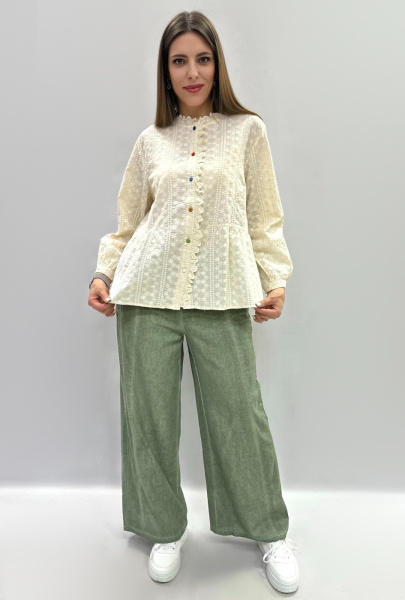 xuemisili 875 брюки женские лён