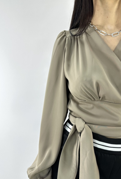 Fashion 1524 Блузка женская (42 бежевый)