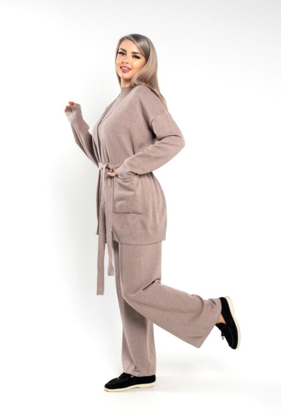 milana 83161 костюм женский брюки, топ, кардиган