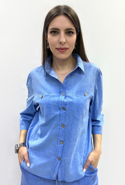xuemisili 856 рубашка женская лён