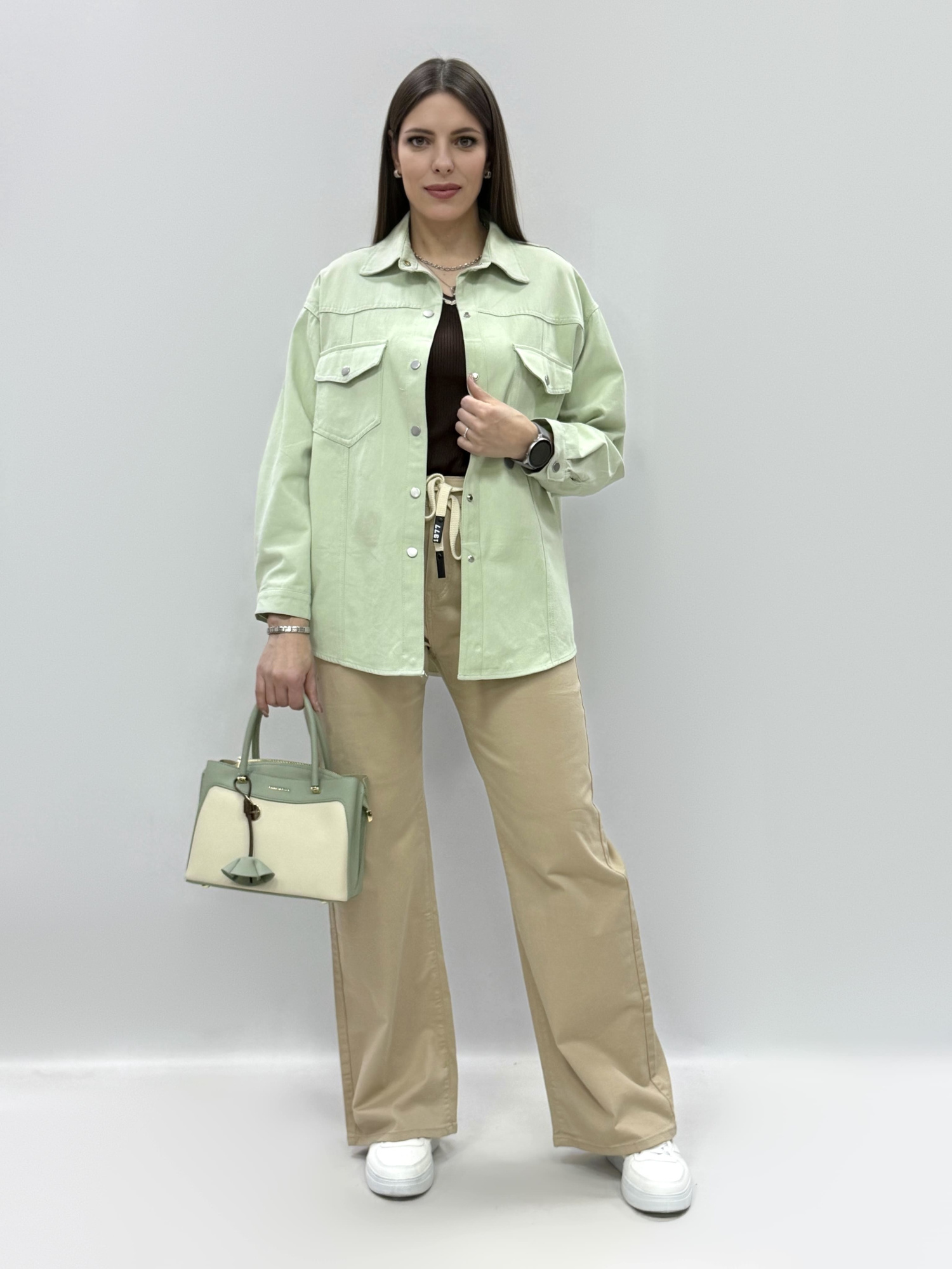 zhz f765 рубашка женская джинсовая