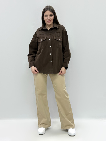 zhz f765 рубашка женская джинсовая