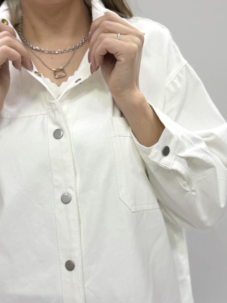 zhz f766 рубашка женская джинсовая