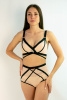 coquette revue 40126 topless бюстгальтер топ бескостный