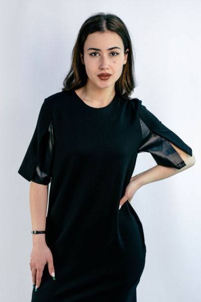 Estilo 1180 Платье женское (36 черный)