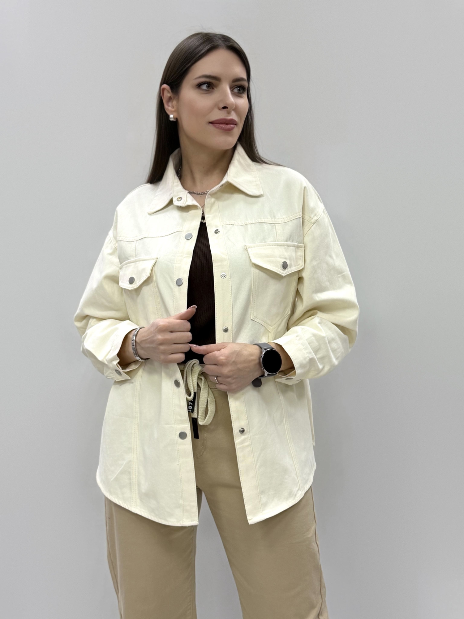 zhz f765 рубашка женская джинсовая