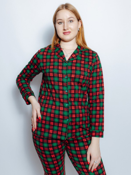 milana p-10397 пижама брюки, рубашка женская