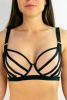 coquette revue 81126 topless бюстгальтер мягкая чашка на каркасах