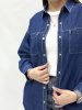 zhz 20211 рубашка женская джинсовая