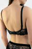Nikol Djumon 174.19 Velvet Flora Бюстгальтер (75C Black-0170)