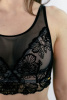 Nikol Djumon 174.07 Velvet Flora Топ женский (36 Black-0170)