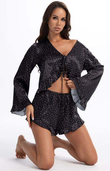 mia-mia 2335 betty пижама женская жакет, шорты