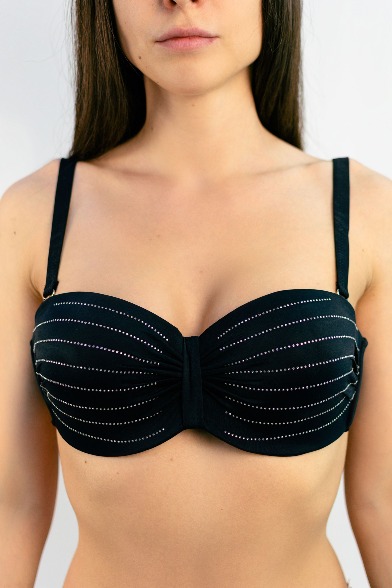 Adoreswim 2772 Купальник раздельный женский (38 черный)